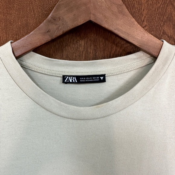 Zara shoulder pads t-shirt dress - Picture 4 of 8